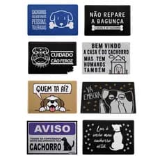 Tapete capacho Pets, tapetes divertidos de cachorros Tapetes de decoração para sala, banheiro, quarto.