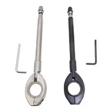 Antena Corta Pipa Moto Retrátil Anti Cerol Aço Inox Guidão