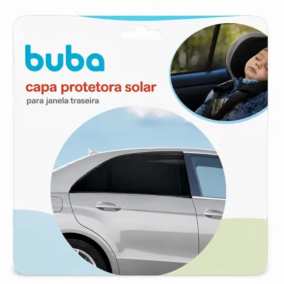 Capa Protetora Solar Para Janela Carro Universal Traseira Buba