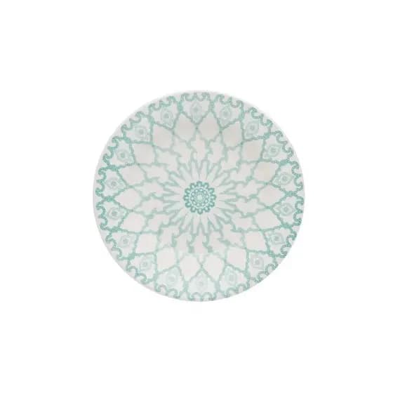 Prato Fundo Biona Mandala em Cerâmica Decorada 21,5 cm - Oxford