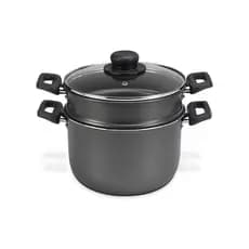 Cuscuzeira Antiaderente 16 cm Multiflon Alumínio - Cozi-Vapore