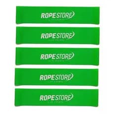 Kit Mini Band Média Verde Rope Store 5 unidade.