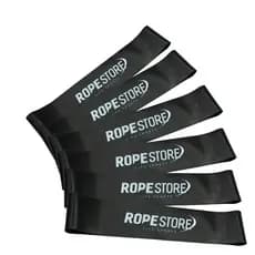 Kit Mini Band Tensão Extra Forte Preta Rope Store 6 unidades