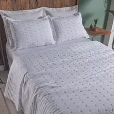 Cobre Leito Decor 3 Peças Casal KING Percal 200 Fios