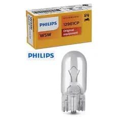 Lâmpada luz de placa, sinalização, luz interna ESMAGADA W5W Pingao Philips 12961CP