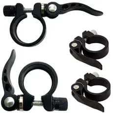 5 Abraçadeira De Canote Selim Com Blocagem Bicicleta Bike