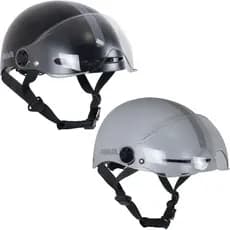 Capacete Coquinho Rava Adulto com Viseira E-Bike Scooter Moto Elétrica Bike Urbana Skate ABS EPS