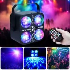 Luz LED Bola de Discoteca Som Ativado – Ideal p/ Natal, Clube, Bar e Festas