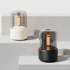 Difusor Aromatizador Elétrico Óleo Essencial Luz De Vela Usb