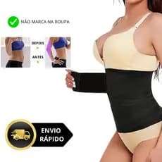 Cinta Faixa Redutora de Medidas 5M Ajustável Pós‑Parto Modeladora Abdômen