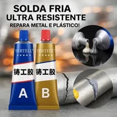 Cola Resistente ao Calor Solda Fria Reparo Rápido em Metal e Plástico