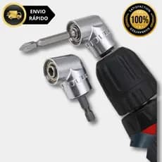 Adaptador para Parafusadeira Encaixe 1/4 Angular Magnético Profissional