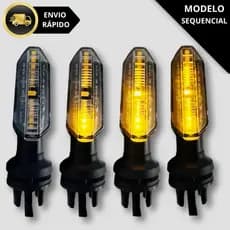 Kit 4 Pisca Led Seta Honda Cb250f Twister 2019 Fan Titan