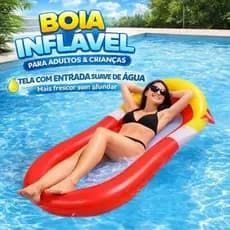 Boia Colchão Inflável Com Encosto De Piscina 155x84cm