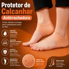 Proteror de Calcanhar Silicone Antirrachadura