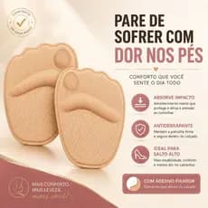 Palmilha Almofada Adesiva Antiderrapante Salto Alto Conforto Dos Pés