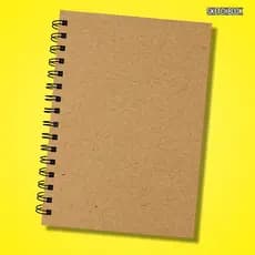 Bloco Sketchbook Kraft Offset Séries 180g A5 100 Páginas 50fls desenho artístico mangá anime pintura esboço