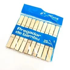 Kit Pregador de Bambu ROCIE - 20 Unidades