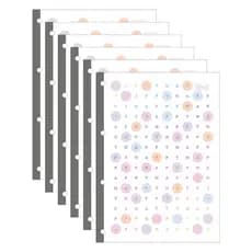 Refil para Caderno Argolado Universitário Happy TILIBRA - 80 Folhas C/ 5 Unidades