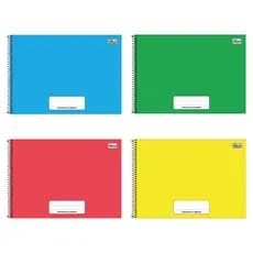 Caderno de Desenho Pepper Colorido TILIBRA - 80 Folhas