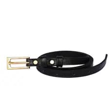 Cinto Feminino Couro Legitimo Fivela Quadrado Luxo Blogueira