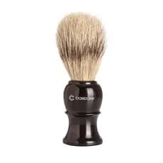 Pincel De Barbear Barba Cerda Natural Uso Profissional E Doméstico - Basicare