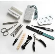 Kit Manicure Bolsa Alicate Cortador Tesoura - Basicare