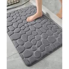 Tapete Soft Antiderrapante para Banheiro, Sala e Quarto com Diversas Cores 40cm x 60cm 1/2/3 pecas