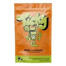 Ticky Pirulito Zero Açúcar - Sabor Mate com Limão - Pouch com 4 Unidades