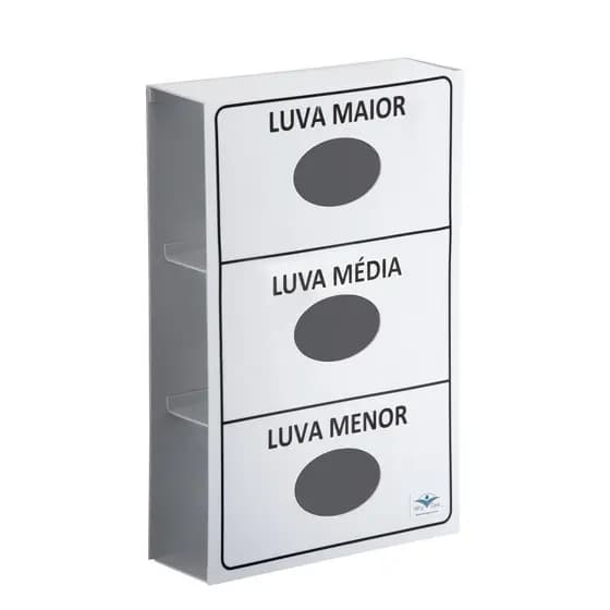 Dispenser EPI Triplo para Luvas Descartáveis Ref.7078