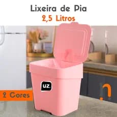 Lixeira Slim Para Pia Cozinha Lixo Lixinho de Pia UZ