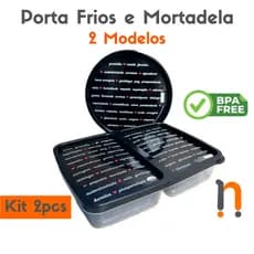Kit Cozinha Porta Frios Porta Mortadela Coração Plastico Plasutil