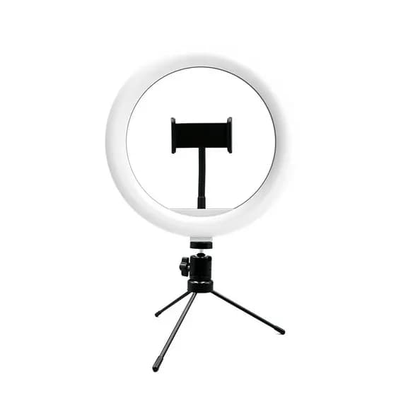 Ring Light 10 Pol. com Tripé Ajustável USB Multilaser AC370 5V