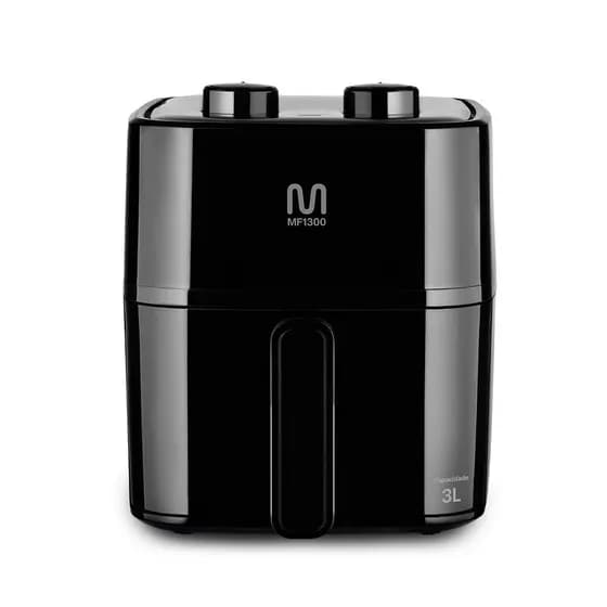 Fritadeira Elétrica Air Fryer MF1300 3L 1200W 220V Preta Multi - GO251