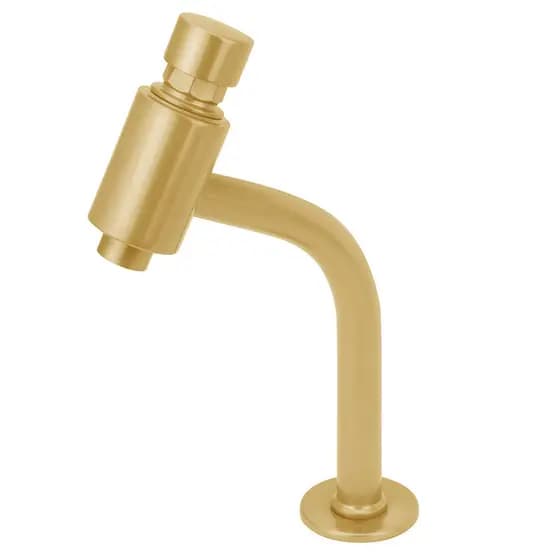 Torneira Automátic Lavatório Banheiro Gold Dourada Mesa Pia Lavatorio Moderno