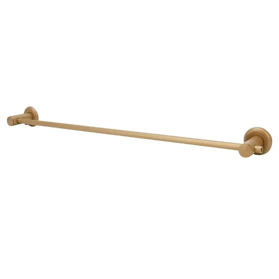 Porta Toalha Barra Metal Inox Gold/Dourado Banheiro Parede
