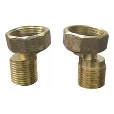 Kit 2 Excêntricos Para Reposição De Torneiras Misturador Parede Completo