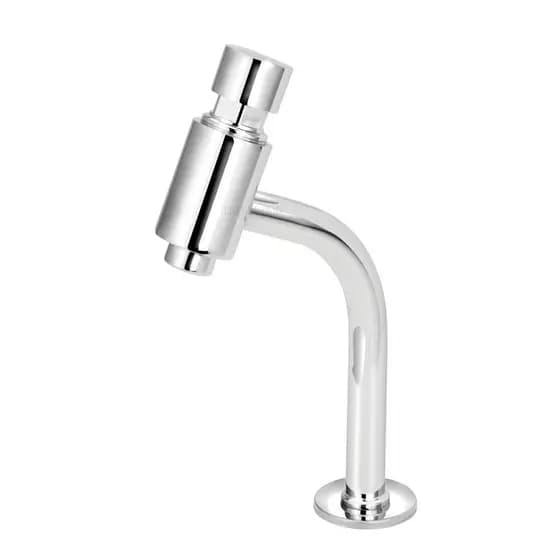 Torneira Automática Lavatório banheiro Mesa Metal Luxo Cromo Prateado Pia Lavatorio Moderno