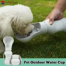 Mandogo Dobrável Pet Garrafa De Água Ao Ar Livre Caneca Caminhada Portátil Viagem Potável Filhote