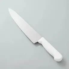 Faca Peixeira Inox 6 Cabo Branco Afiada Cozinha Churrasco
