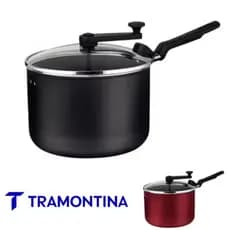 Pipoqueira Antiaderente Tramontina Loreto 20cm 3,5l Starflon Panela De Pipoca
