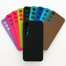 Proteção para Samsung S25 Fe Capa Capinha Case com ou sem Película Vidro Cerâmica aveludada