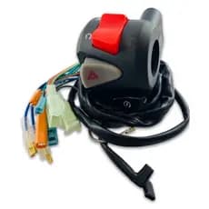 Punho Partida Pisca Alerta Cb500 Fan 150 Titan 160 Start 160 Com Plugs