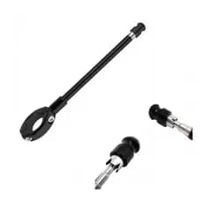 Antena Corta Pipa Moto Retrátil Anti Cerol Aço Inox Guidão