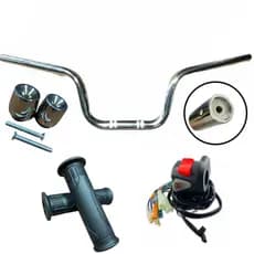 Kit Guidão Punho Cb500 Peso Pcx Manopla Cargo Titan160 Start