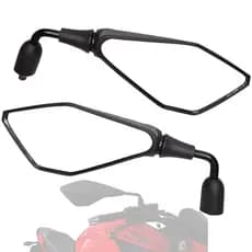 Par Retrovisor Kawasaki Z400 Haste Curta 90 Graus Rebaixado Titan Fan 125 150 160 Xre 300 Twister Crosser Lander Fazer