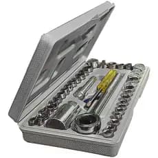 Conjunto De Chave Canhão 40pç Portátil Luatek Lwj-138