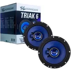 Par de Alto Falantes 6 Polegadas Hurricane Triak 6