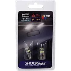 Par de Lâmpadas t10 shocklight 15 leds branco