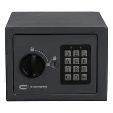 Cofre Digital Compacto Senha E Chave Aco 4l 15x20x15cm